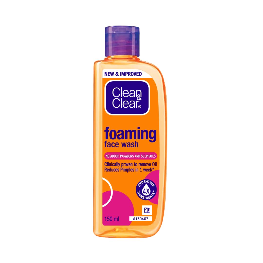 Clean Clear Foaming Facewash For Oily Skin 150 Ml Girlco